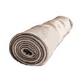 textile roll fabric icon flat