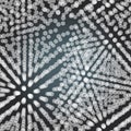 Textile seamless pattern of white triangles on dark backdrop Royalty Free Stock Photo