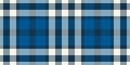 Textile seamless plaid of fabric tartan vector with a pattern texture check background