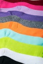 Textile socks colorful background