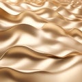 Textile with sophisticated golden waves