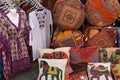 Textile souk, Bastakia Quarter of Old Dubai, United Arab Emirates Royalty Free Stock Photo