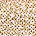 Texture of straw hat from interwoven toyo fibers