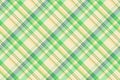 Textile texture pattern of vector seamless check with a tartan fabric plaid background