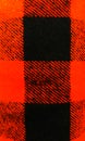 Textile Texture, Plaid , Orange and Black