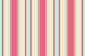 Textile vertical textile texture, fit stripe fabric pattern. Retro background lines vector seamless in red and light colors Royalty Free Stock Photo