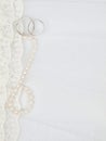 Textile wedding background Royalty Free Stock Photo