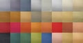 Textiles color chart Royalty Free Stock Photo