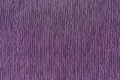 Violet and black threads fabric tissue pattern macro closeup Royalty Free Stock Photo