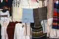 Textiles in a market Oxaca, Mexico