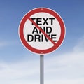 Texting and Driving Not Allowed