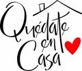 Texto quedate en casa