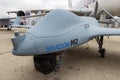 Textron Shadow M2 UAV drone with Airbus modifications at the 51st International Paris Air show. France - June 18, 2015