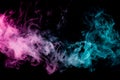 Background from the smoke of vape Royalty Free Stock Photo