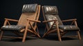 Textural Explorations: 3d Model Of Lounge Chairs With Exotic Realism