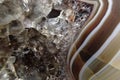 texture of agate mineral Royalty Free Stock Photo