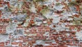 Texture of aged medieval brickwork Royalty Free Stock Photo