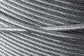 The texture of the aluminum wire .