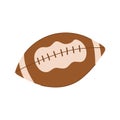 texture american football ball cartoon vector illustration