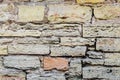 Texture of the ancient masonry wall. Royalty Free Stock Photo