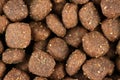 Texture of animal feed dogs or cats Royalty Free Stock Photo