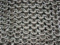 Texture of antique chain mail Royalty Free Stock Photo