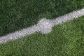 Artificial grass green texture of football field Small, top view artificial grass futsal ball field in gym indoor, Soccer sport fi Royalty Free Stock Photo