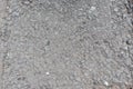 Texture of asphalt surface and crushed stone. Background asphalt road with crushed stone Royalty Free Stock Photo