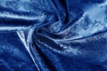 Texture, background blue, dark blue, navy blue, sapphirine,  blushful fabric with a paisley pattern.based on traditional Asian Royalty Free Stock Photo