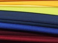 Texture background of colorful fabric Royalty Free Stock Photo