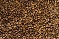 Dark roasted coffee beans? background