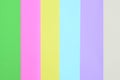 Texture background of fashion pastel colors. Pink, violet, yellow, green, beige and blue geometric pattern papers. minimal