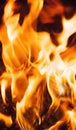 texture background of fire as a symbol of hell and eternal torment Royalty Free Stock Photo