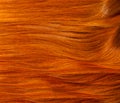 Texture, background. human hair red color Royalty Free Stock Photo