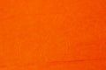 texture background made of empty crumpled wrinkled tissue paper in orange color Royalty Free Stock Photo
