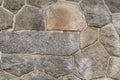 Texture background masonry of rough stone of different shapes rectangle