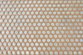 Texture Background of Matalic Brown Perforated Grid Royalty Free Stock Photo