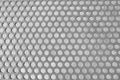 Texture Background of Matalic Silver Perforated Grid Royalty Free Stock Photo