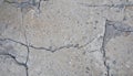 Texture and background of old concrete with cracks e