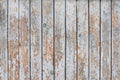 Texture or background of an old wooden fence with peeling paint Royalty Free Stock Photo