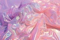 Texture, background, pattern,  Crumpled pink silk fabric Royalty Free Stock Photo