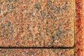Texture, background, pattern. The curbstone is red. Granite array
