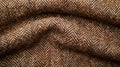 Texture, background, pattern. The fabric is brown. This is a natural sheep wool Royalty Free Stock Photo