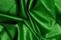 Texture, background, pattern. The fabric is Dark green coated with a metallic silver thread. These fabrics are ideal for any Royalty Free Stock Photo