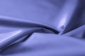 Texture, background, pattern. Fabric silk color cobalt, smalt, b Royalty Free Stock Photo