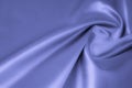 Texture, background, pattern. Fabric silk color cobalt, smalt, b Royalty Free Stock Photo