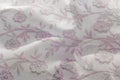 Texture, background, pattern. Pink lace on white background. Pin Royalty Free Stock Photo