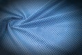 Texture background pattern. Silk fabric, blue cloth in white pea Royalty Free Stock Photo