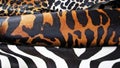 texture, background, pattern, silk fabric, brown print, leopard
