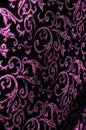 texture background pattern of silk fabric Royal monogram. pink.